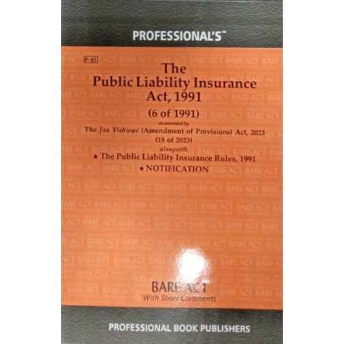 Professional's The Public Liability Insurance Act, 1991 Bare Act 2024